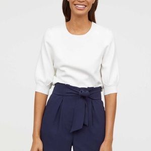 H&M Tie Waist high waisted shorts! Size 8